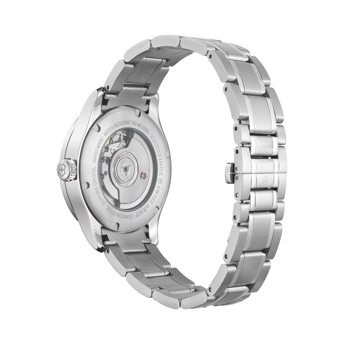 Victorinox Swiss Army Airboss Mechanical 40mm Watch, Black Dial