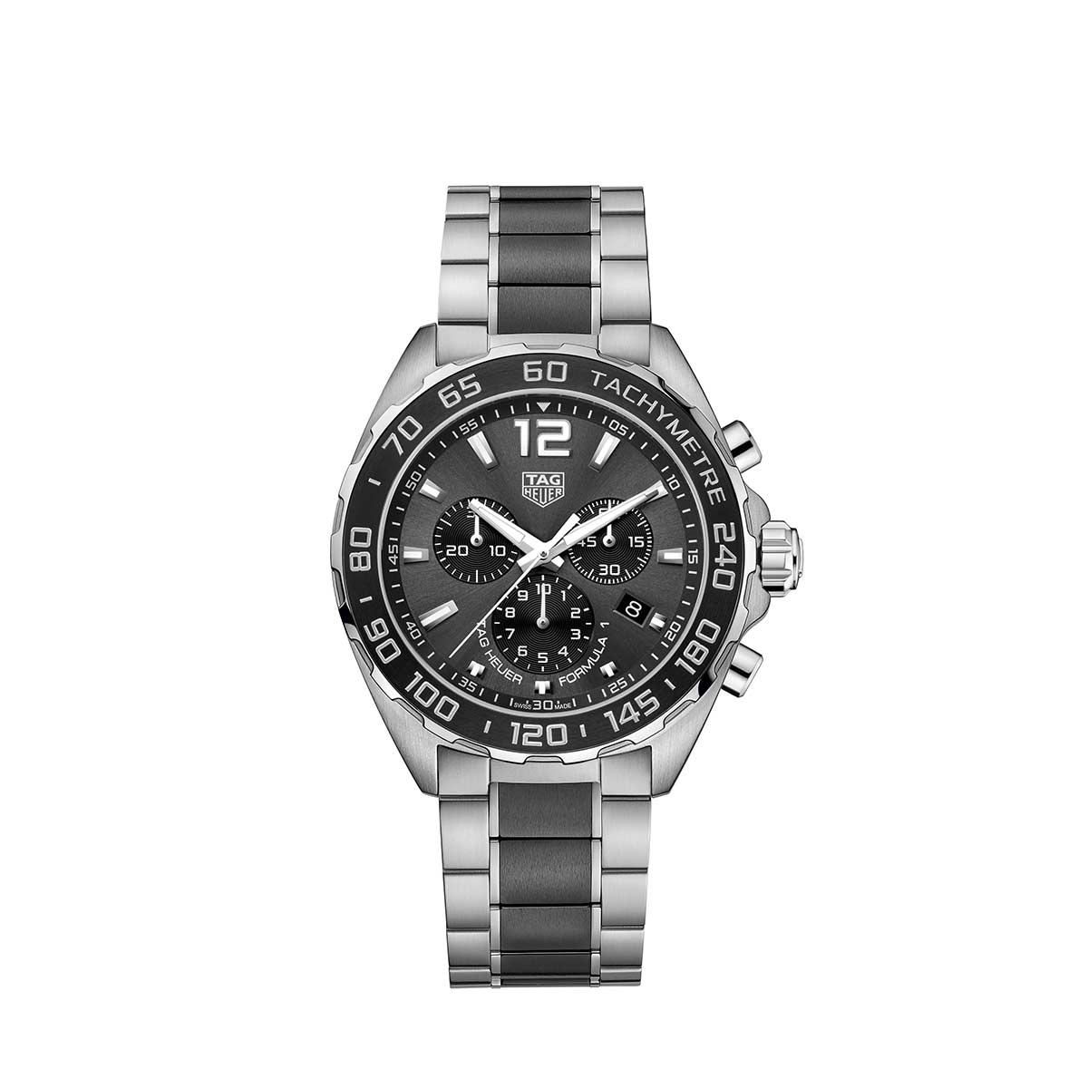 TAG Heuer Formula 1 Quartz 43mm Men's Watch, Grey Dial | CAZ1011.BA0843 ...