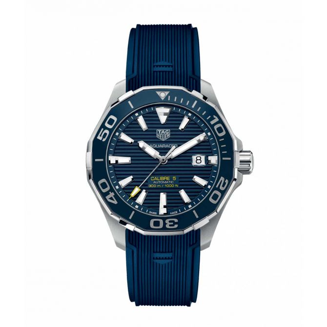 TAG Heuer Aquaracer Calibre 5 Watch, Blue Dial