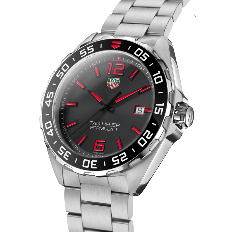 TAG Heuer Formula 1 43mm Watch, Red and Black