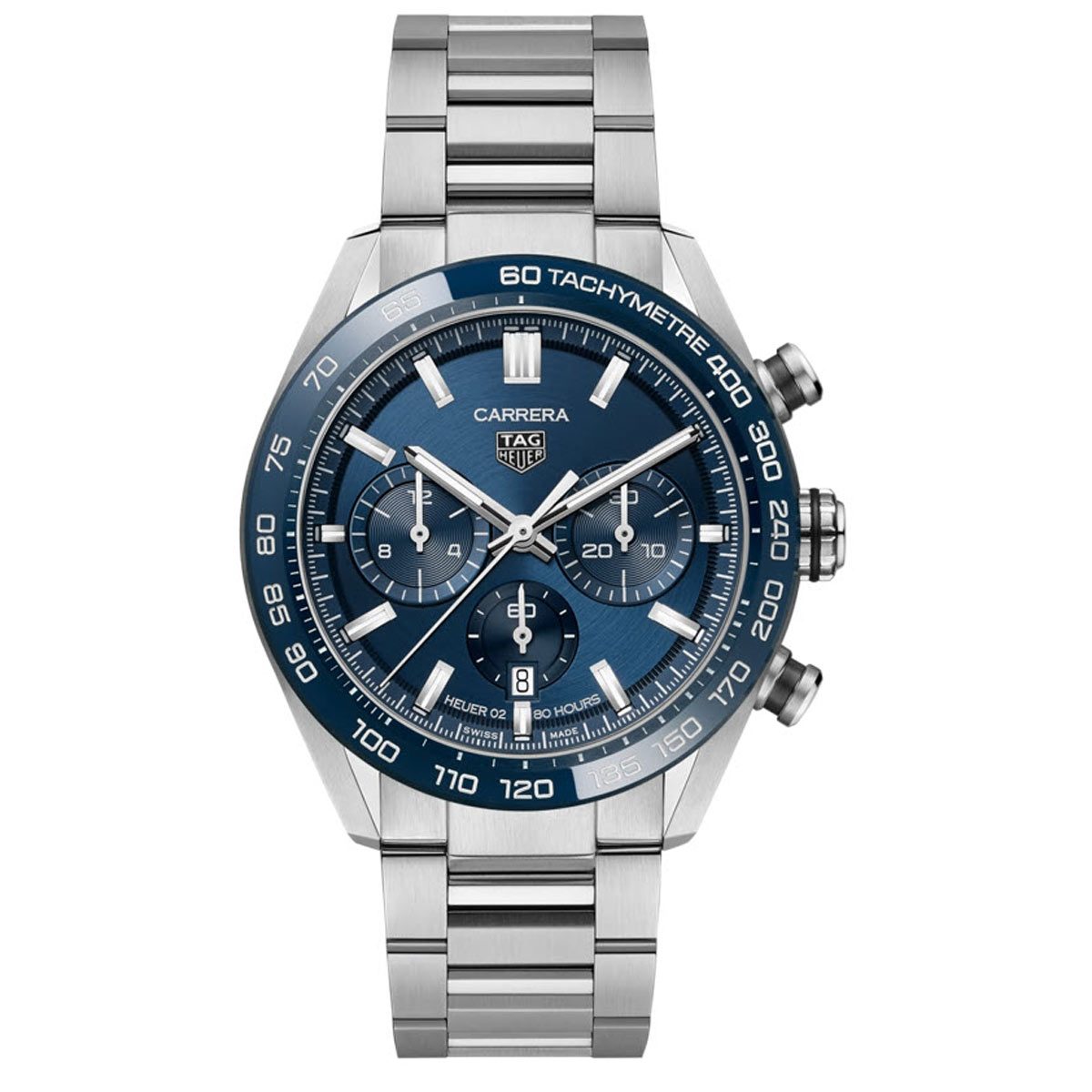 TAG Heuer Carrera 44mm Watch, Ceramic Blue Dial