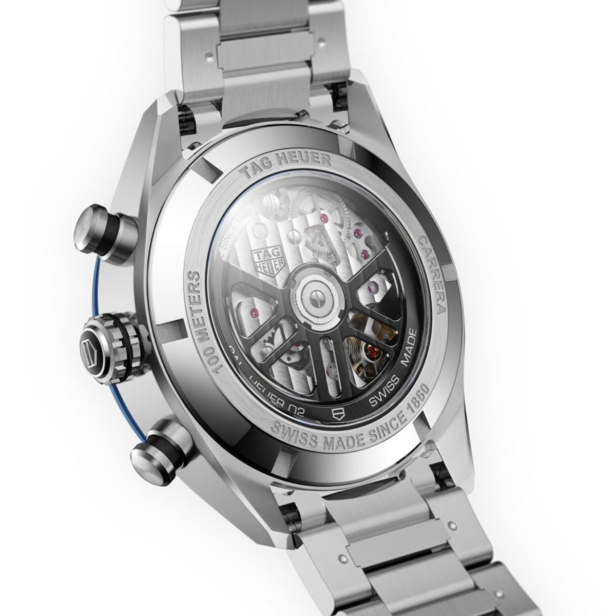 TAG Heuer Carrera 44mm Watch, Ceramic Blue Dial