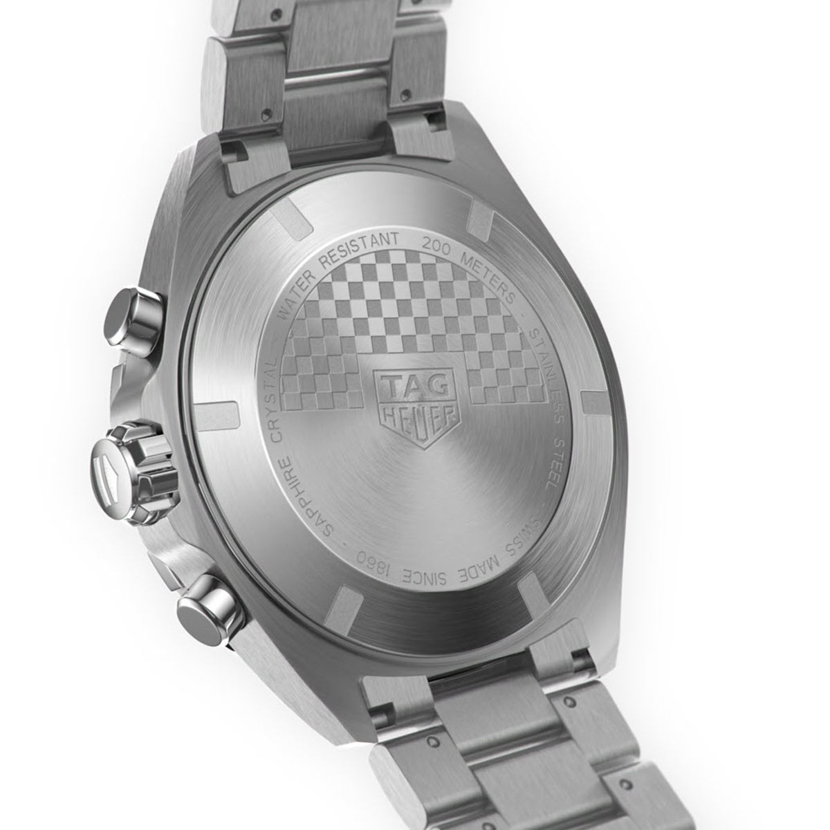 TAG Heuer Formula 1 43mm Watch, Yellow and Checkered Dial