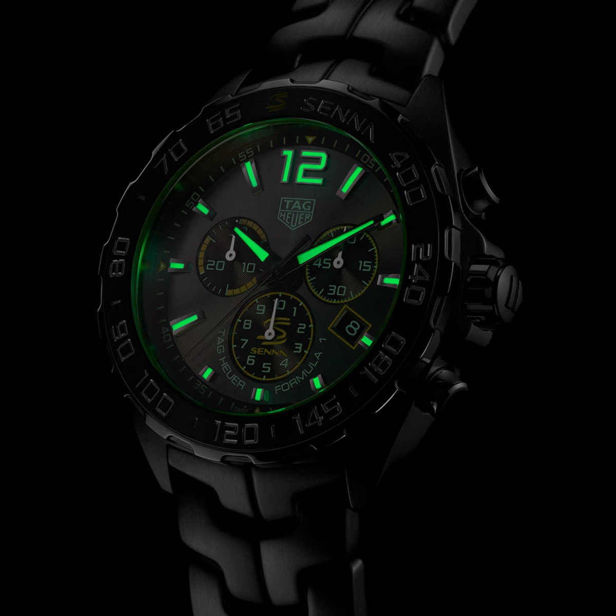 TAG Heuer Formula 1 x Senna 43mm Men's Watch, Special Edition