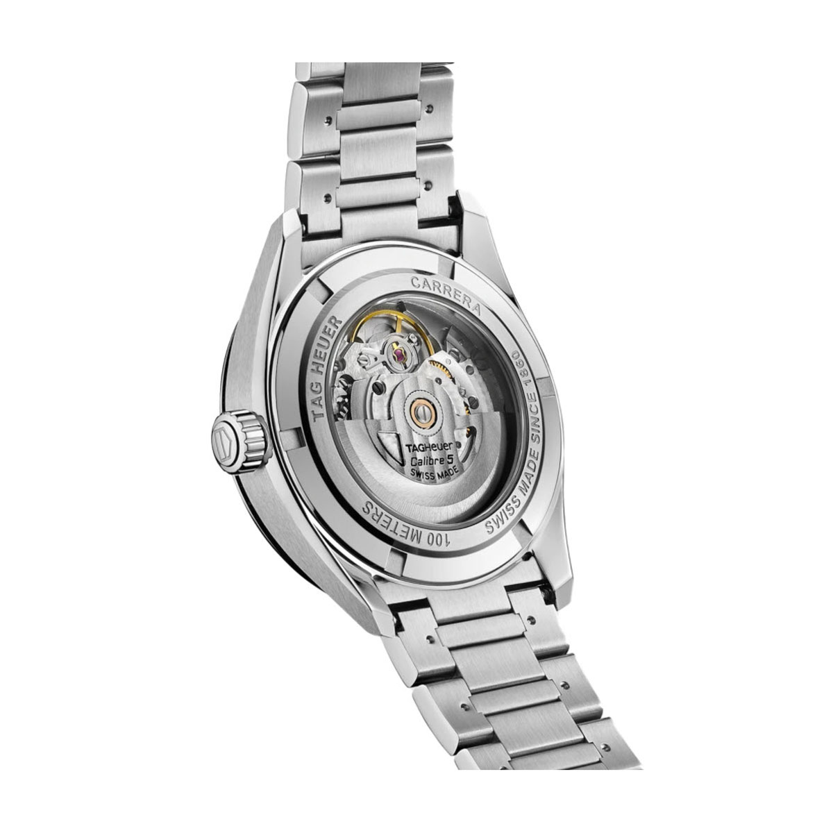 TAG Heuer Carrera 39mm Automatic Watch, Navy Blue and Silver Dial