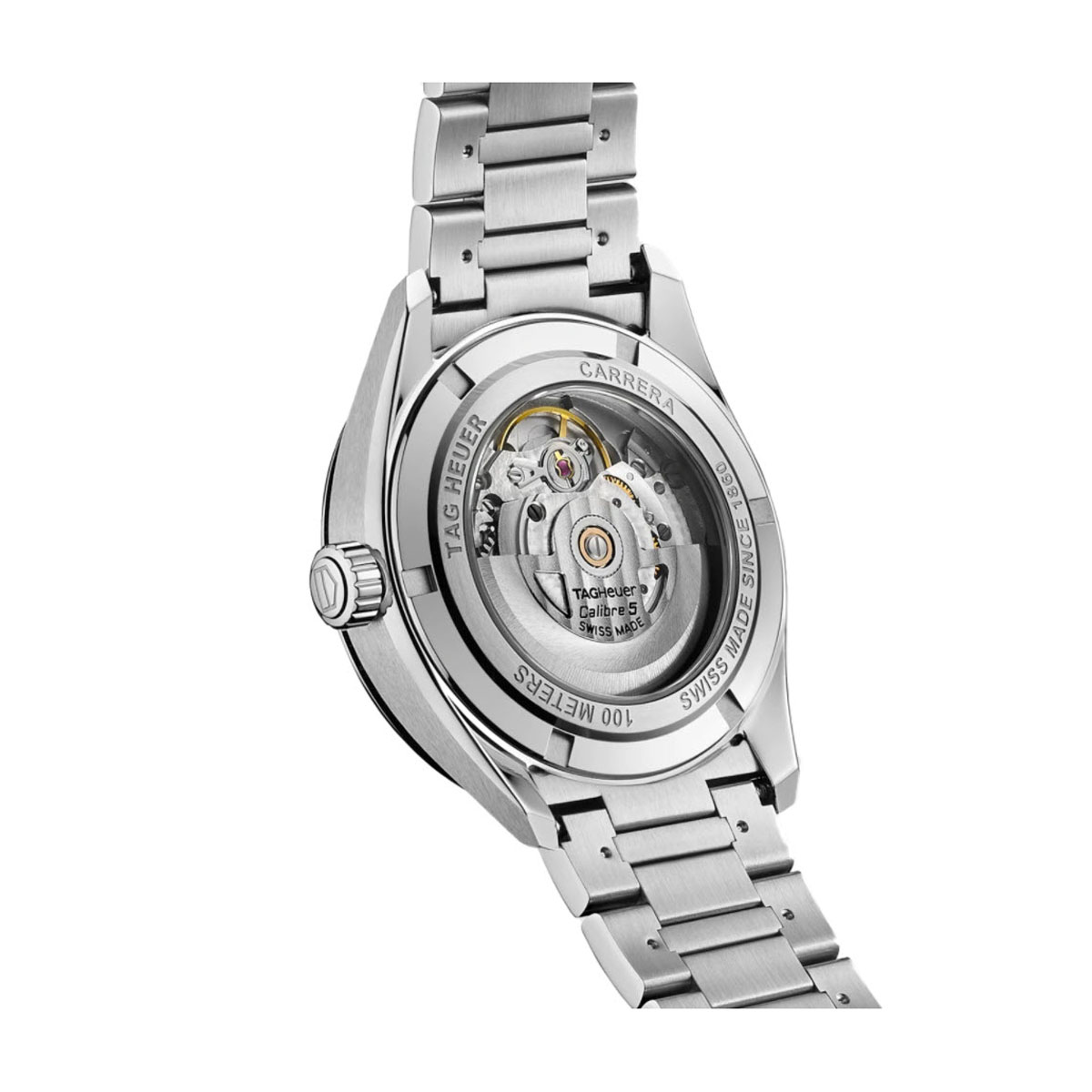 TAG Heuer Carrera 39mm Automatic Watch, Black and Rose Gold Dial