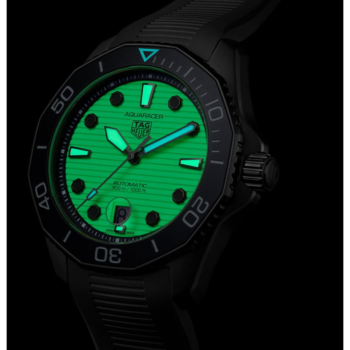 TAG Heuer Aquaracer Professional 300 Automatic 43mm Men's Watch, White and Black Dial