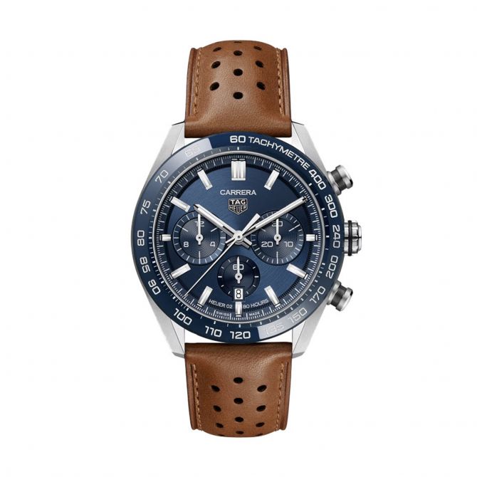 TAG Heuer Carrera Automatic Chronograph 44mm Watch, Blue Dial