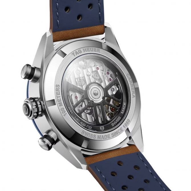 TAG Heuer Carrera Automatic Chronograph 44mm Watch, Blue Dial