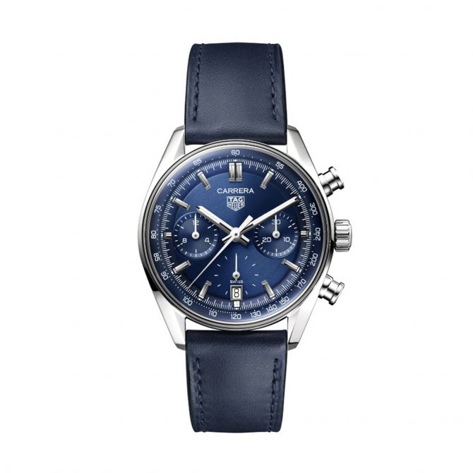 TAG Heuer Carrera Automatic Chronograph 39mm Watch, Blue Dial