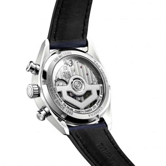 TAG Heuer Carrera Automatic Chronograph 39mm Watch, Blue Dial