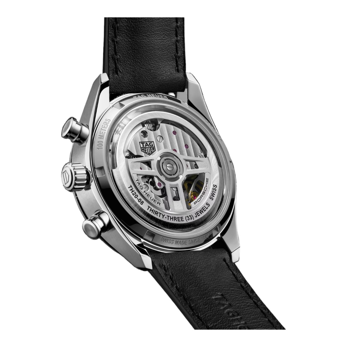 TAG HEUER Carrera Chronosprint x Porsche Automatic 42mm Men's Watch, Silver Dial