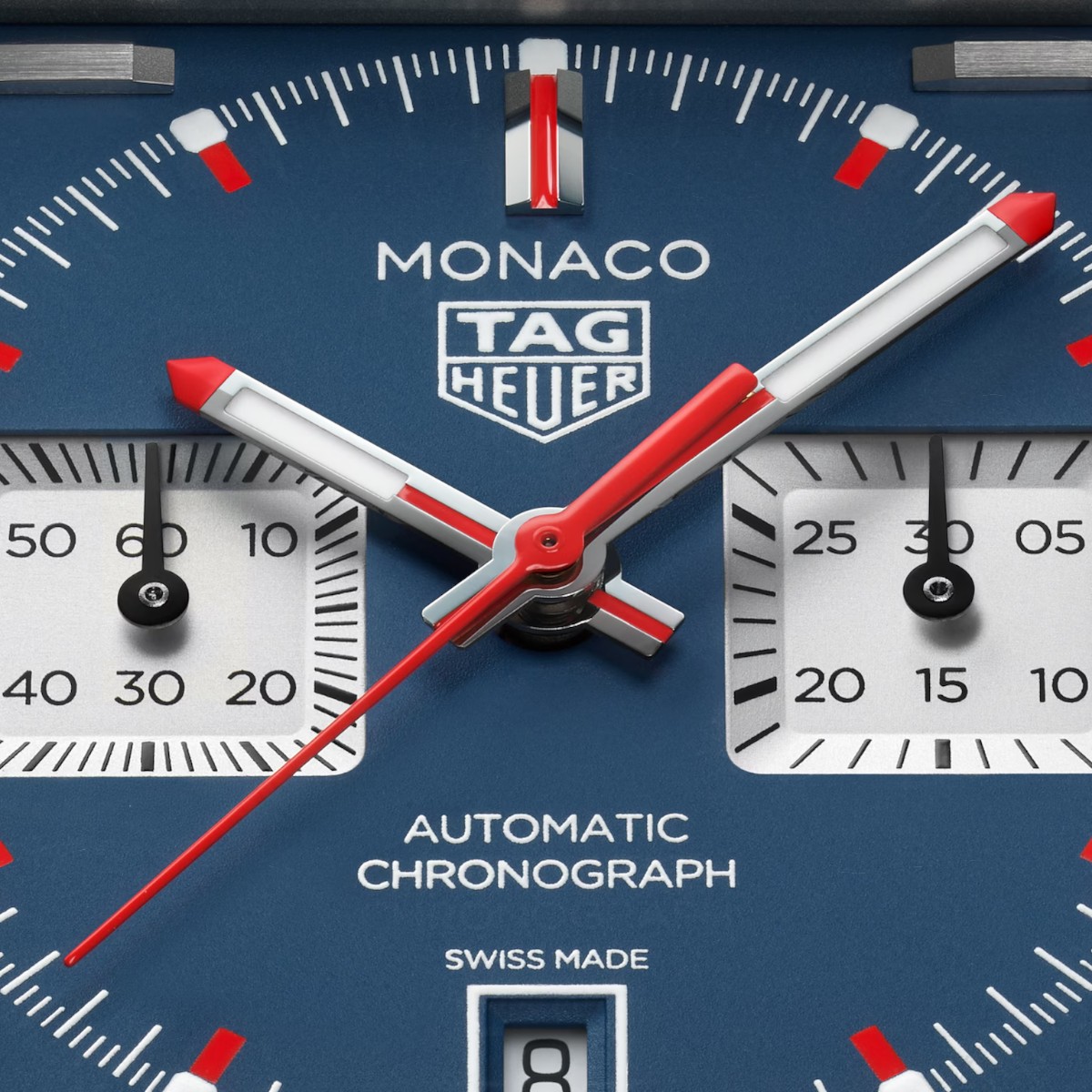 Tag Heuer Monaco Chronograph Automatic 39mm Men's Watch, Blue Dial
