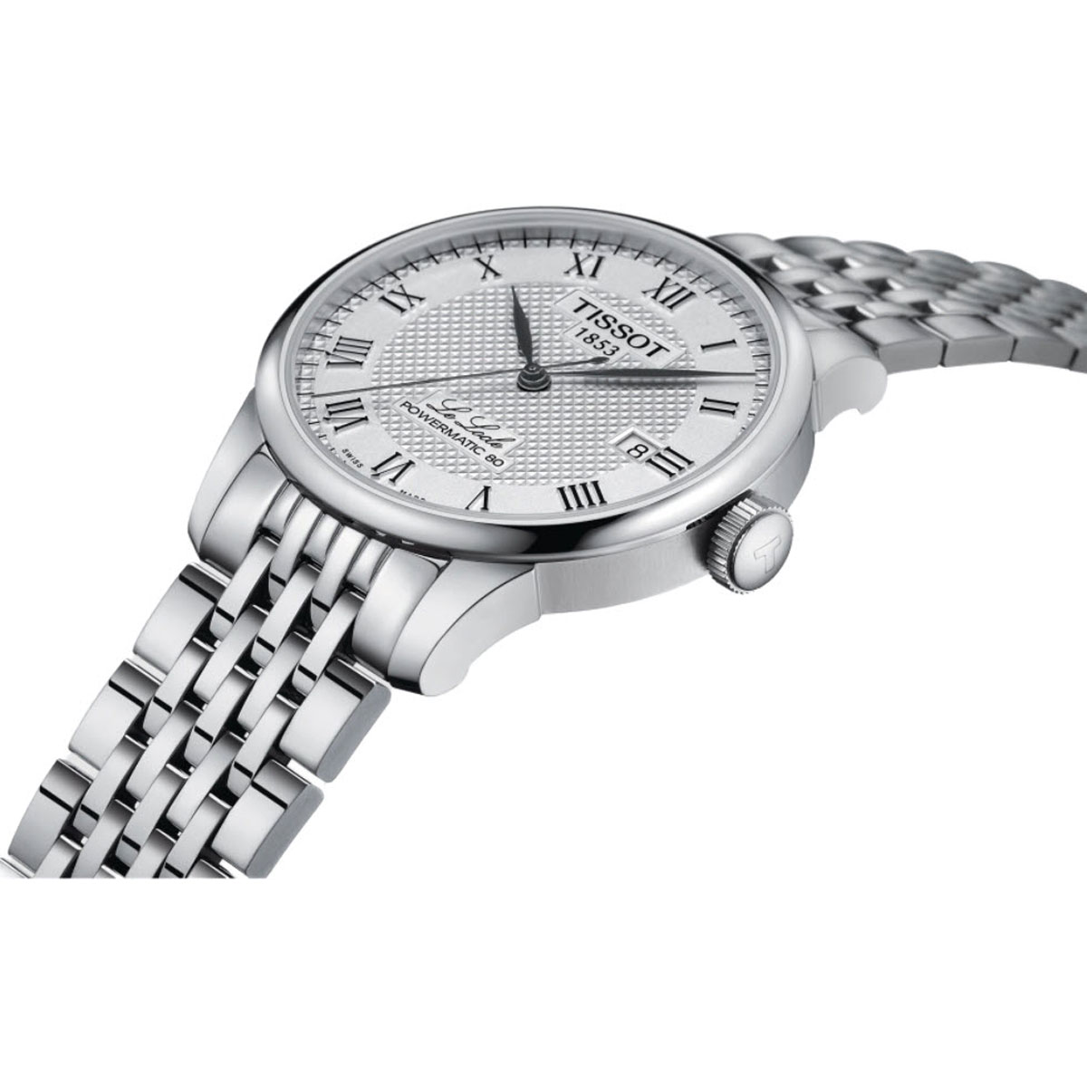 Tissot Le Locle Powermatic 80 39mm Watch, Silver Dial