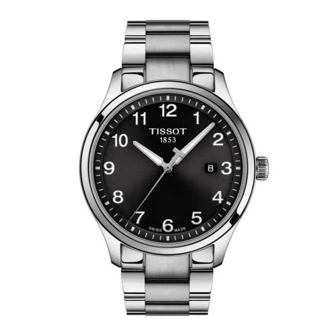 Tissot Gent XL Classic 42mm Watch, Black Dial