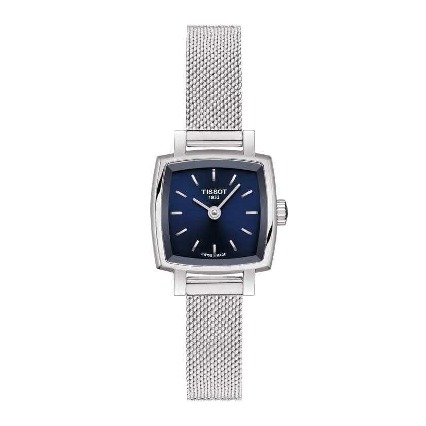 Tissot Lovely Square Watch, Blue Dial