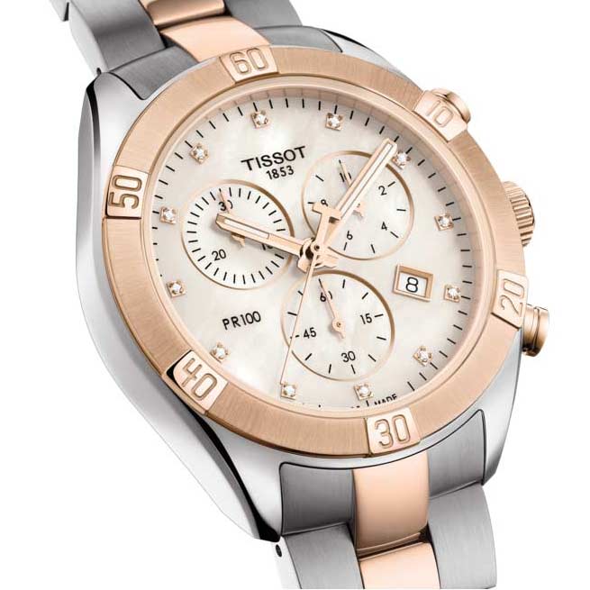 tissot pr 100 sport chic chronograph price