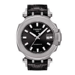 Image for Tissot T-Race Swissmatic Watch, Black Dial