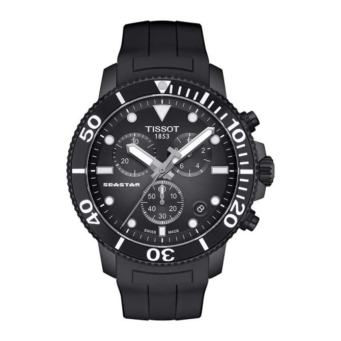 Tissot seastar 1000 powermatic 80 all black clearance