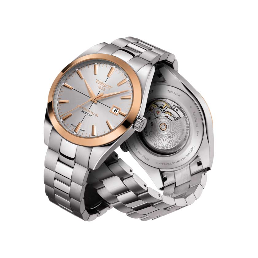 Tissot Gentleman Watch, Silver Dial