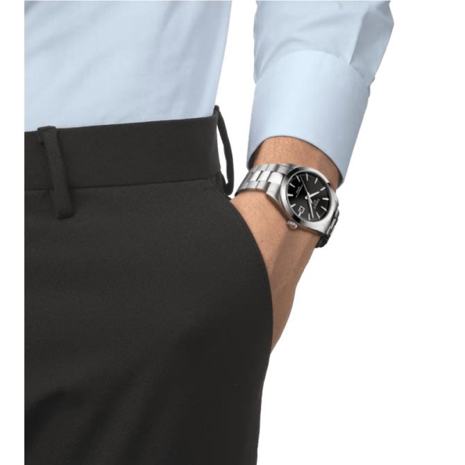 TISSOT SWISSMATIC ブラック腕時計 11983301_01.jpg