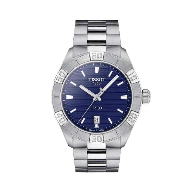 Tissot PR 100 Sport Men's 42mm Watch, Navy Dial