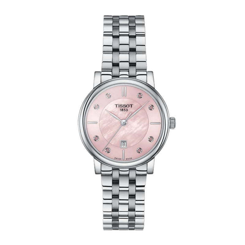 Tissot Carson Premium Women's 30mm Watch, Blush Dial