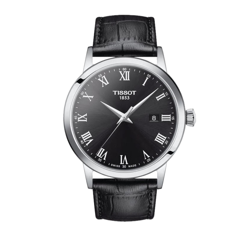 Tissot Classic Dream Men's 42mm Watch, Black Dial and Black Band