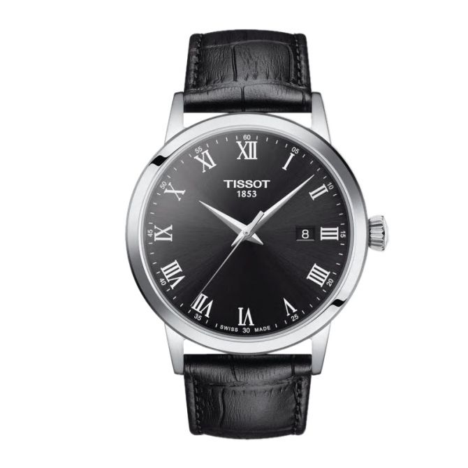 Tissot Classic Dream Men's 42mm Watch, Black Dial and Black Band