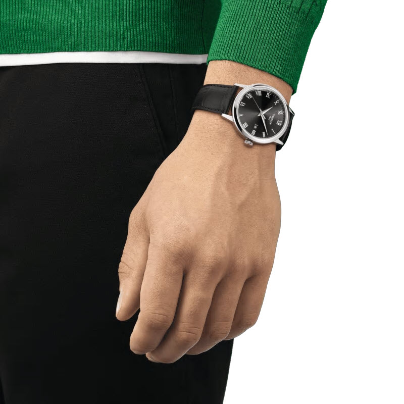 Tissot Classic Dream Men's 42mm Watch, Black Dial and Black Band