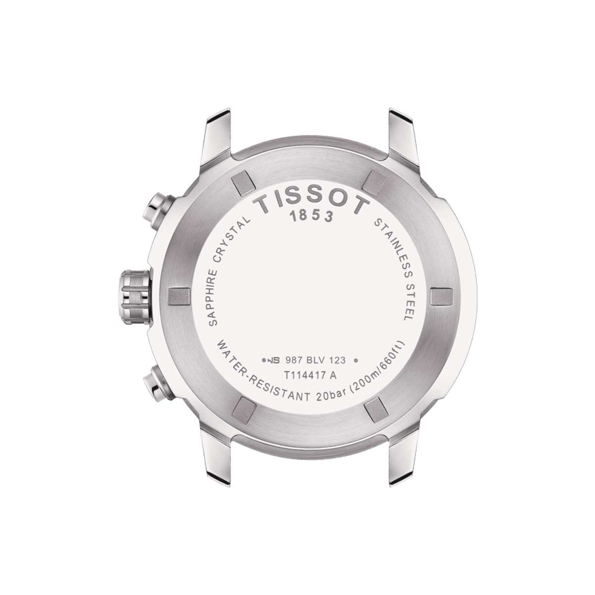Tissot PRC 200 Chronograph 42mm Men's Watch, Silver Dial and Link Band