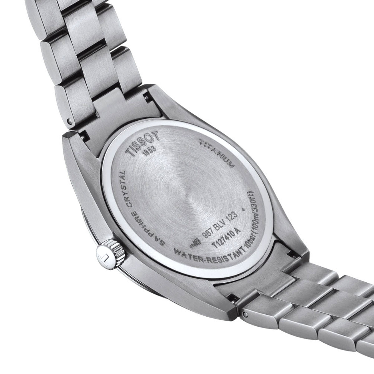 Tissot Titanium 40mm Men's Watch, Grey Dial