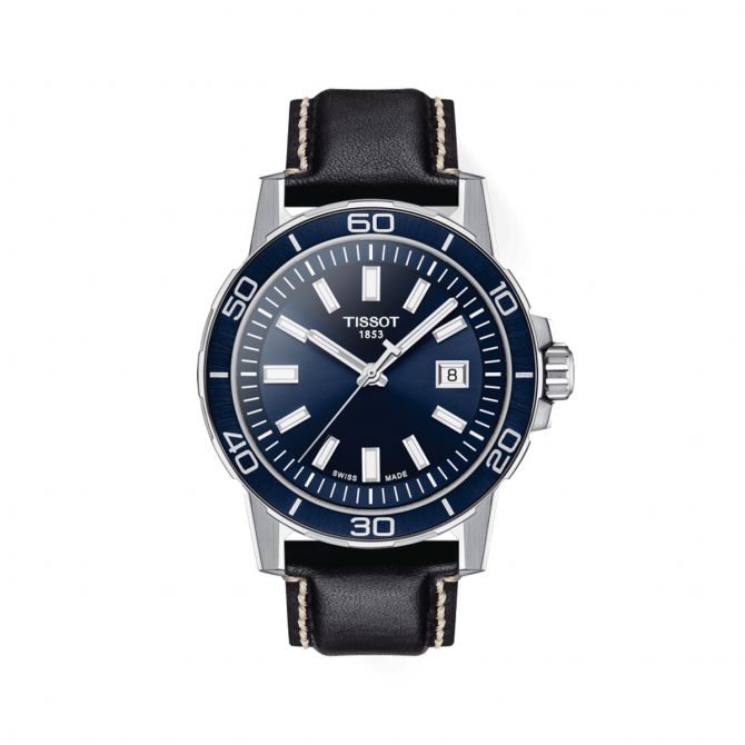 Tissot Supersport Gentleman 44mm Watch, Black Band