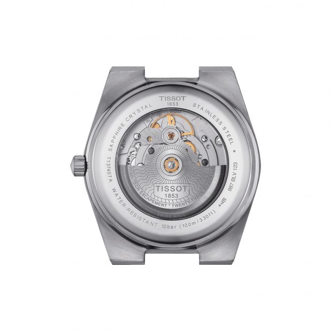 Tissot PRX Powermatic 80 40mm Watch, Black Pattern Dial