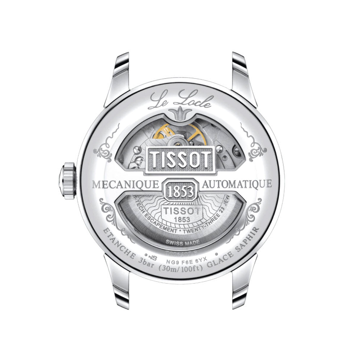 Tissot Tissot Le Locle Powermatic 80 39mm Men's Watch, Blue Dial