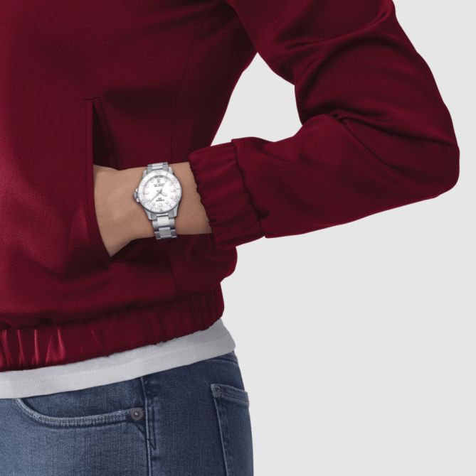 Tissot Seastar 1000 36mm Diver Watch, White Dial | T1202101101100