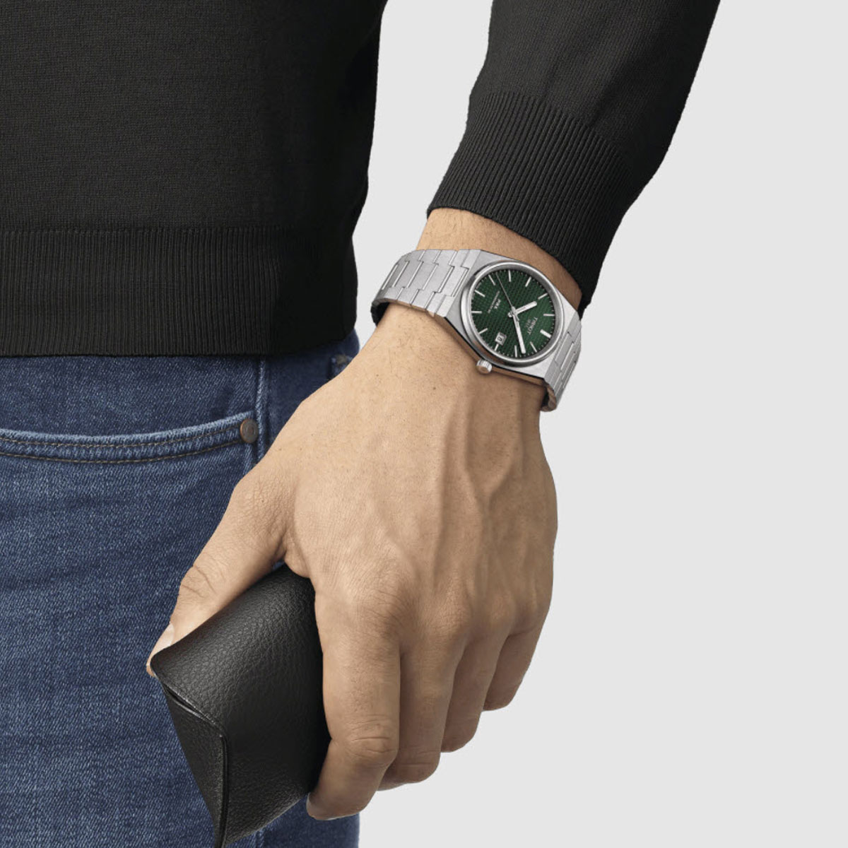 Tissot PRX Powermatic 80 40mm Men's Watch, Green Dial