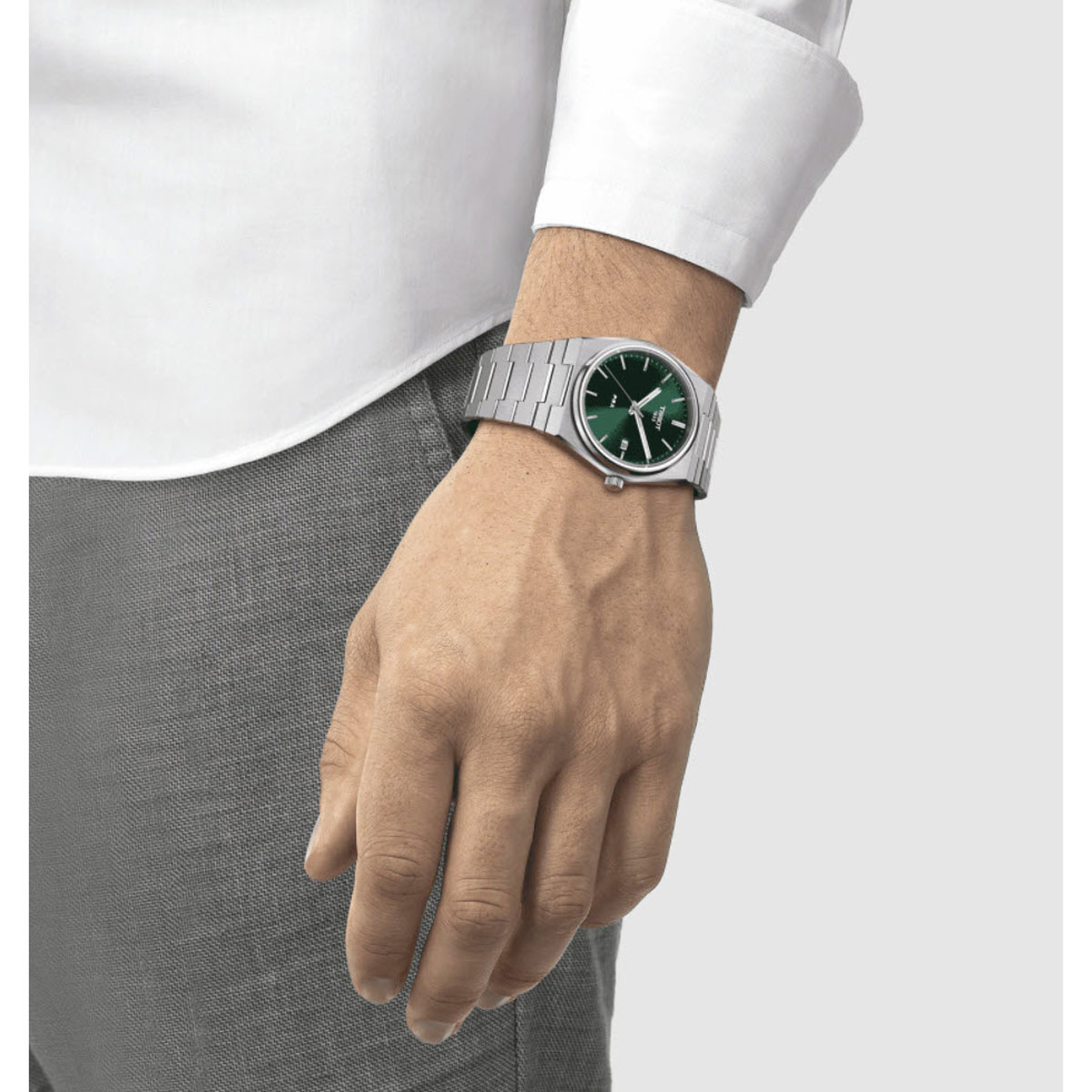 Tissot PRX 40mm Men's Watch, Green Dial