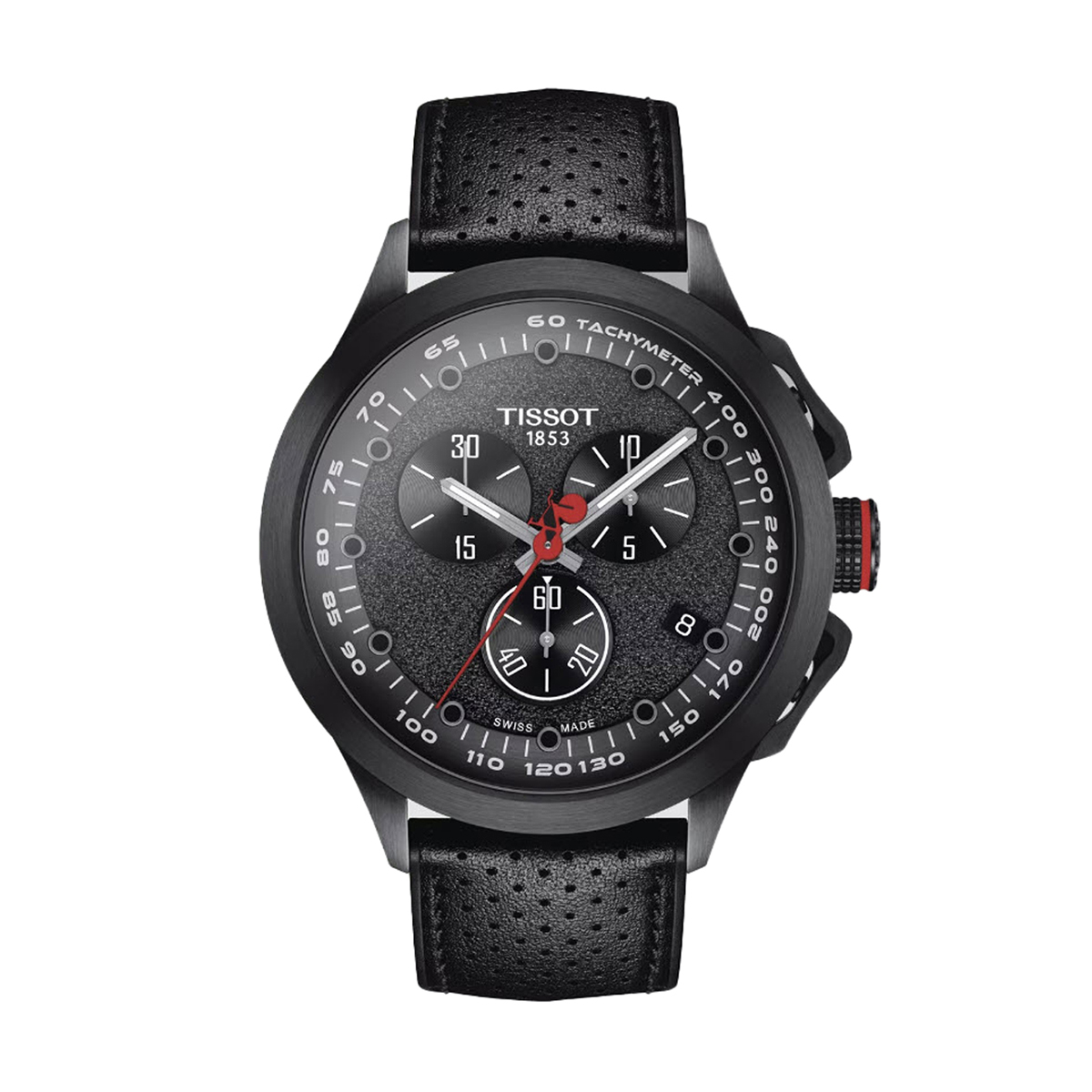 Tissot T-Race Cycling Vuelta Special Edition 45mm Men's Watch, Black Dial