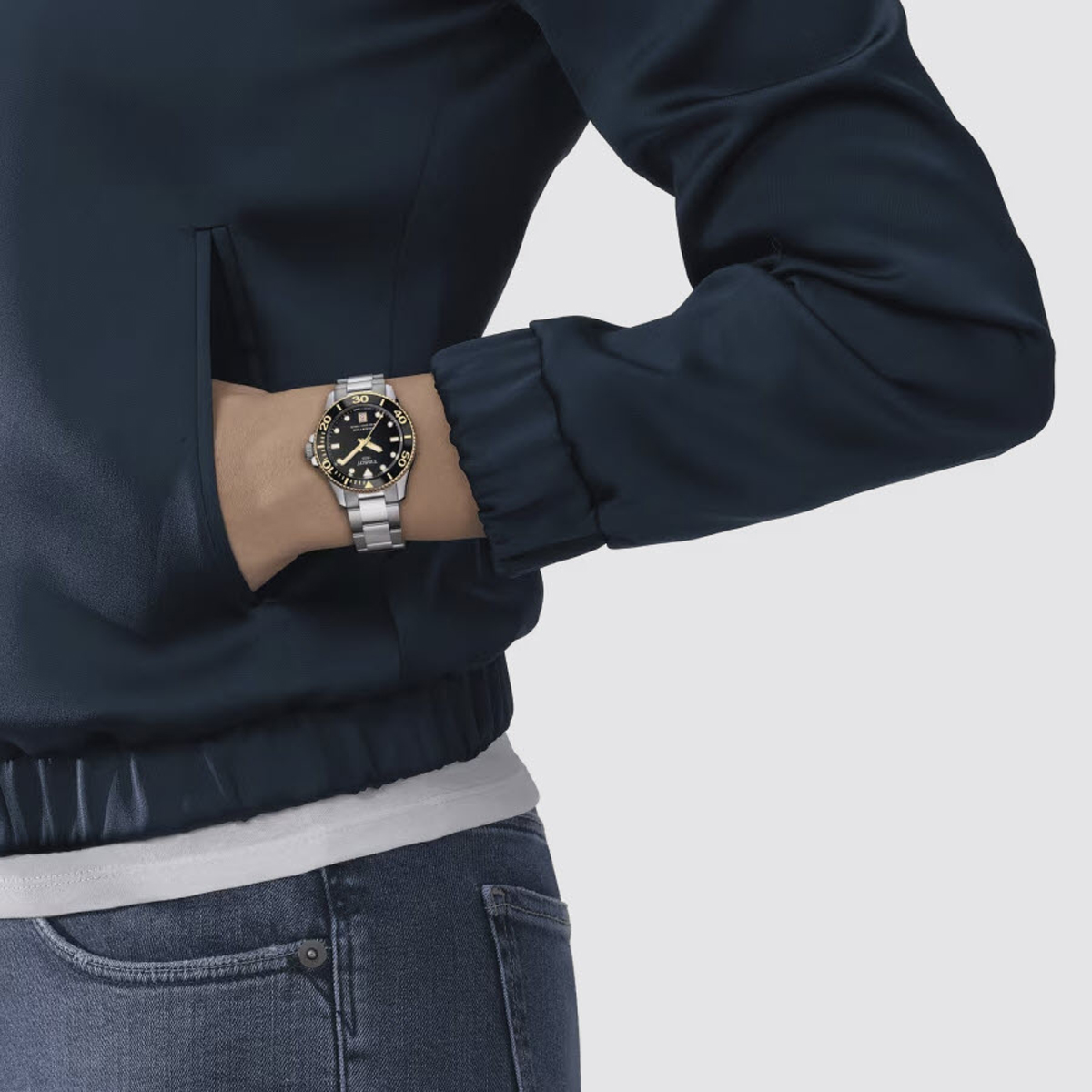 Tissot Seastar 1000 36mm Men's Watch, Black Dial