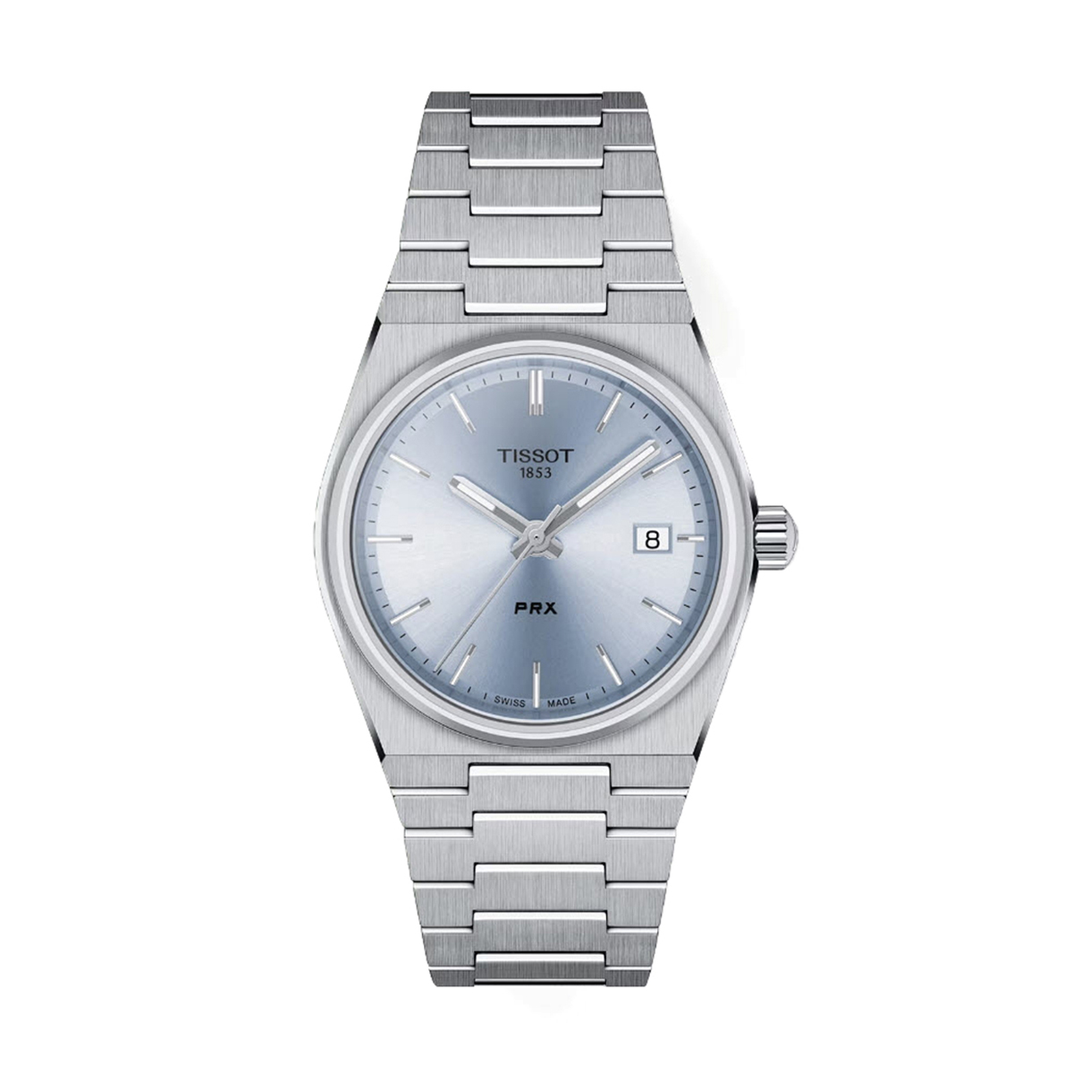 Tissot PRX 35mm Women's Watch, Light Blue Dial