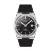 Tissot PRX Powermatic 80 40mm Men's Watch, Black Textured Dial