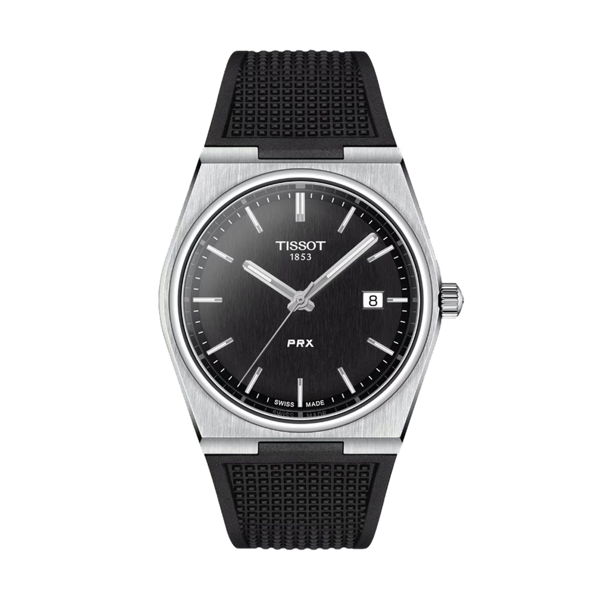 Tissot PRX Quartz 40mm Watch, Black Dial