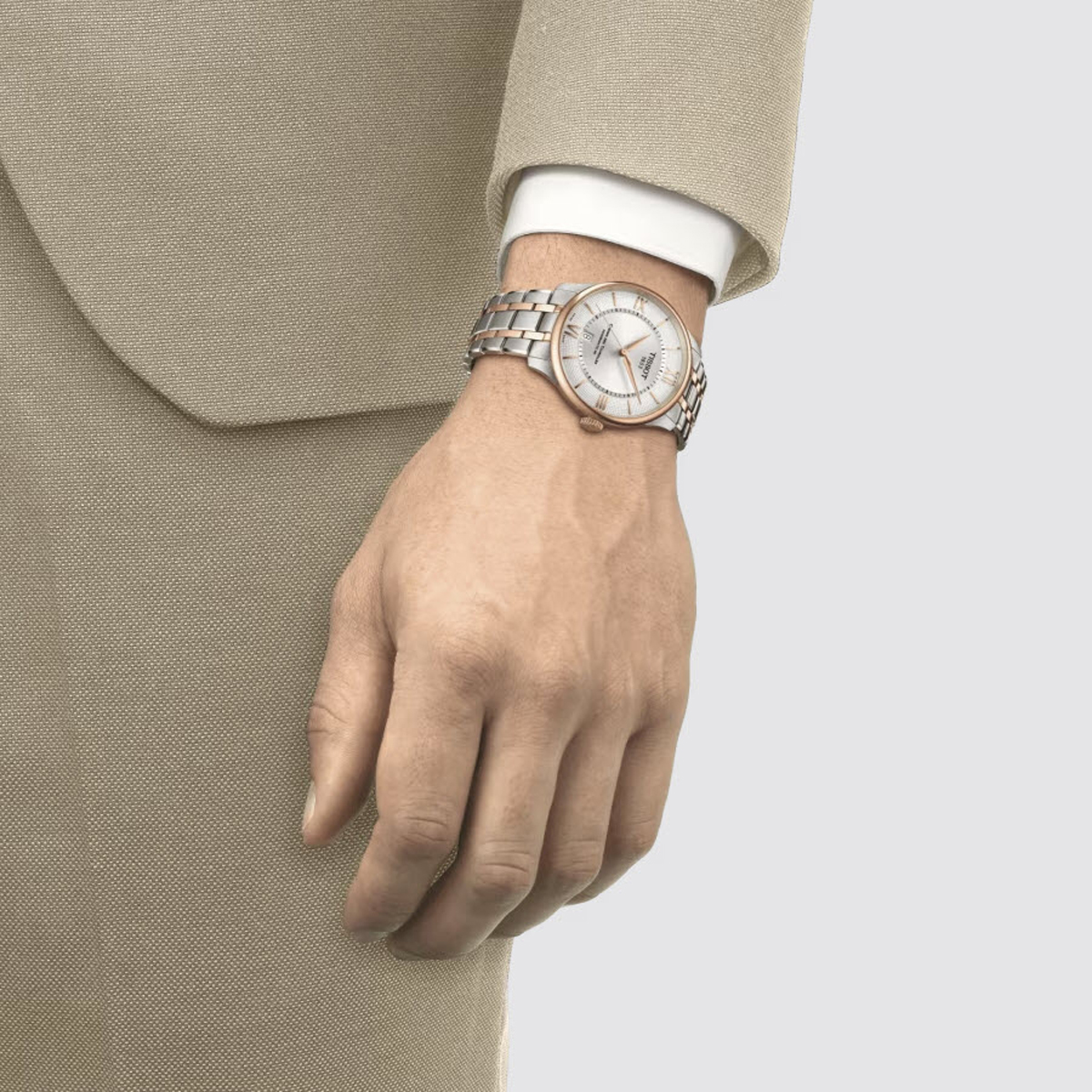 Tissot Chemin Des Tourelles Powermatic 80 39mm Men's Watch, Silver Dial