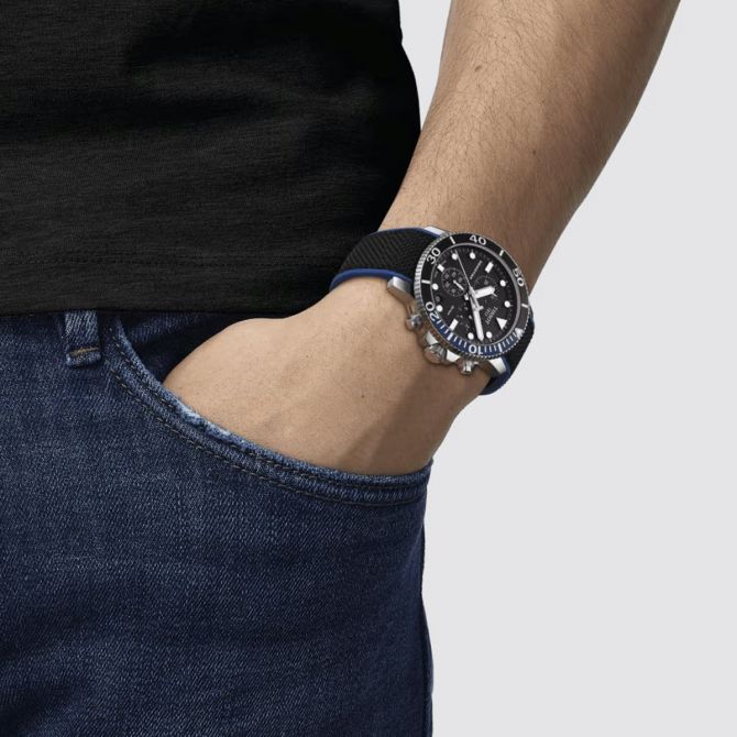 Tissot Seastar 1000 Chronograph Tissot Black Dial Chronograph
