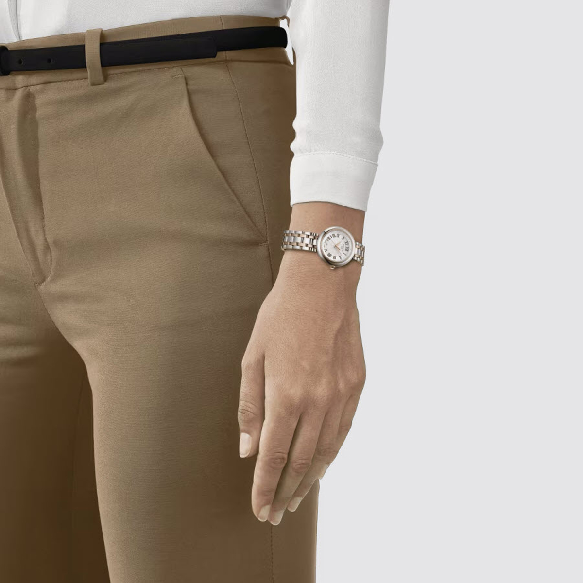 Tissot Bellissima Small Lady 26mm Watch, White Dial