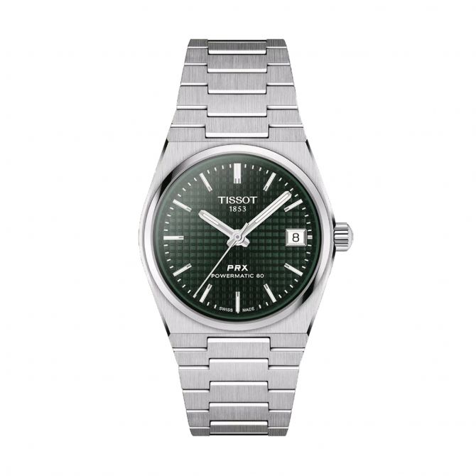 The Tissot PRX Powermatic 80 green offers a fresh take on this top value  proposition