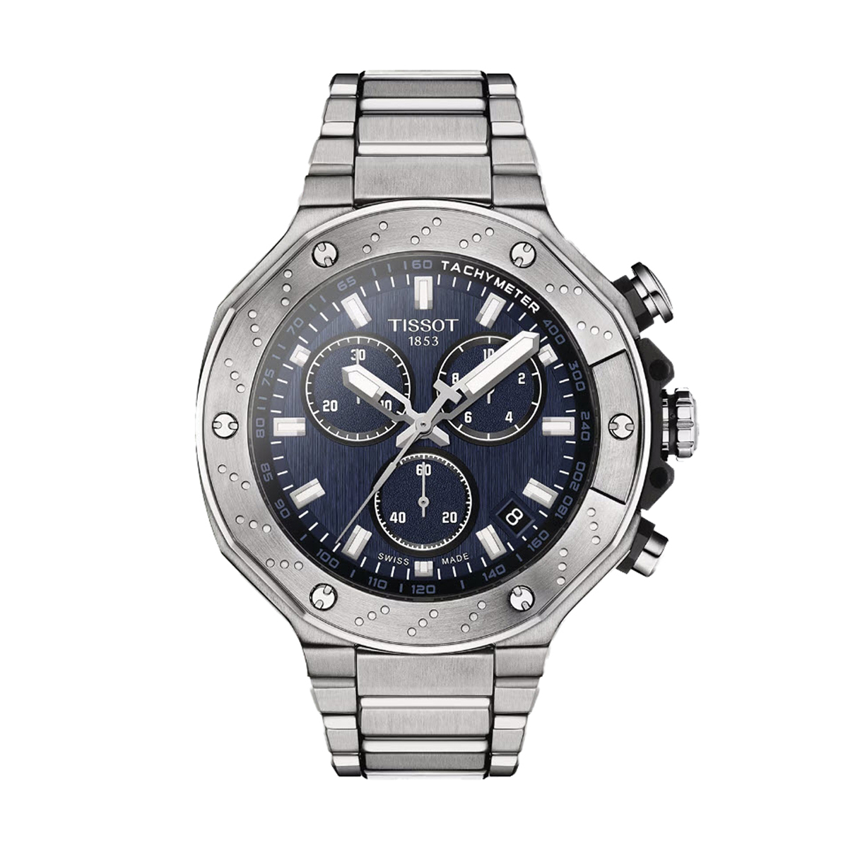 Tissot T-Race Chronograph 45mm Men's Watch, Blue Dial