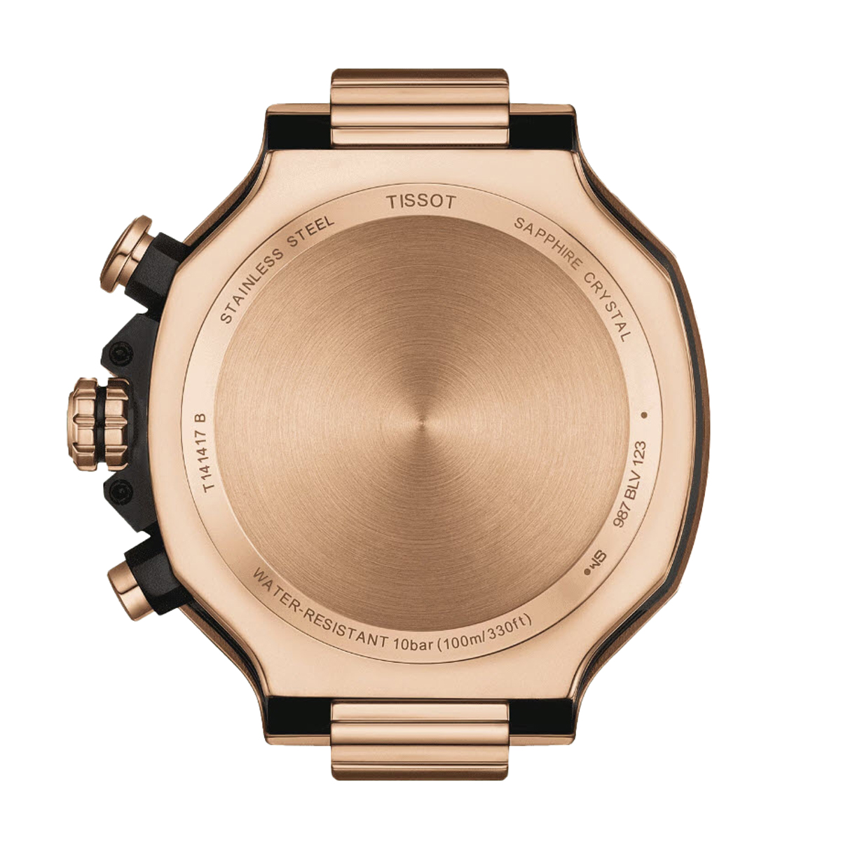 Tissot T-Race Chronograph 45mm Men's Watch, Black Dial