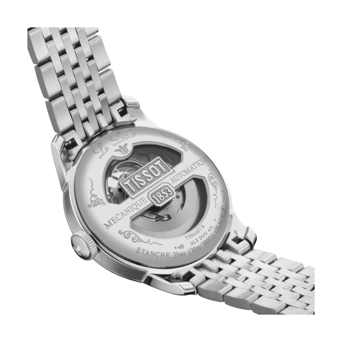 Tissot Le Locle Powermatic 80 20th Anniversary 39.3mm Men's Watch, Silver Dial